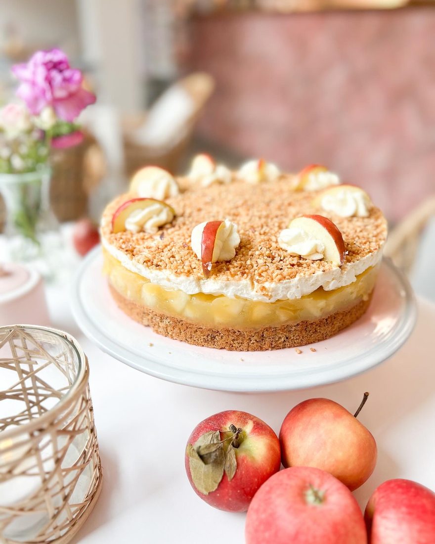 Apfel-Sahne-Torte