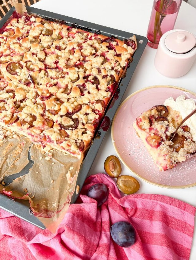 Zwetschgenkuchen mit Streuseln